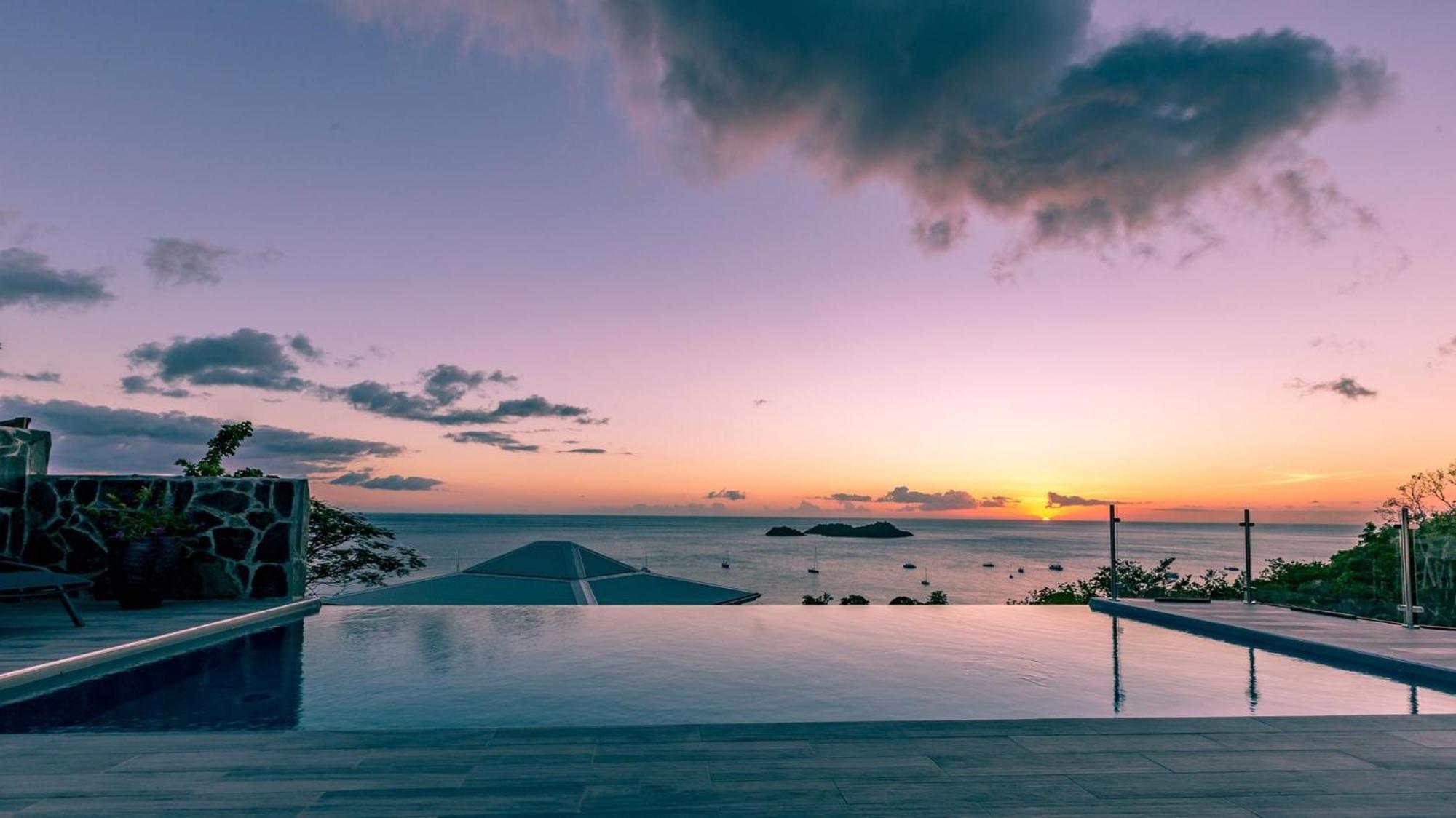 Sunset Palm - Villa Creole Avec Piscine Face Au Coucher De Soleil Et A La Reserve Cousteau Буянт Екстер'єр фото