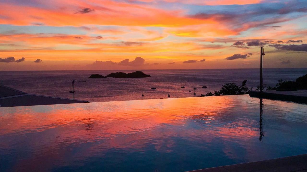 Sunset Palm - Villa Creole Avec Piscine Face Au Coucher De Soleil Et A La Reserve Cousteau Буянт Екстер'єр фото